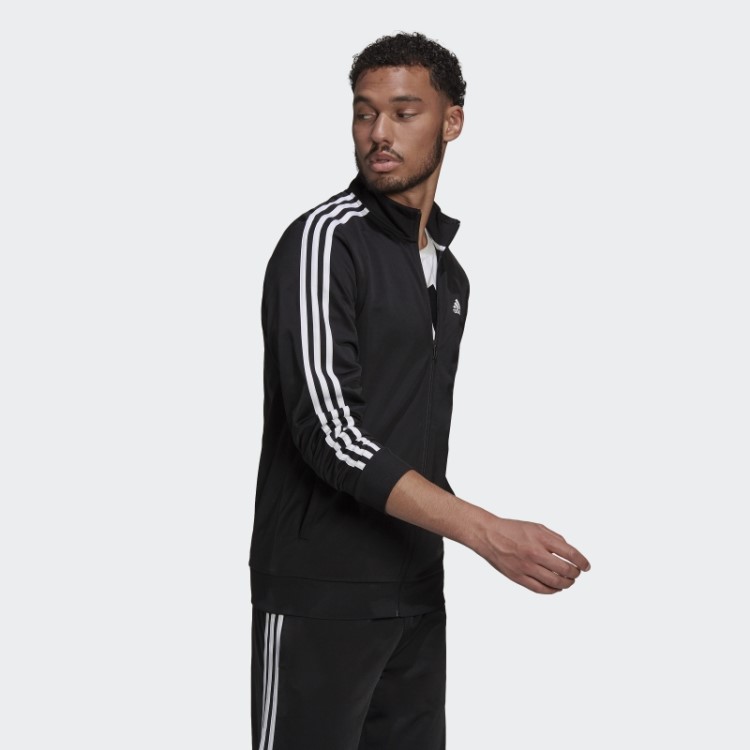 Essentials Warm Up T-shirt Com As 3 Riscas Adidas Black