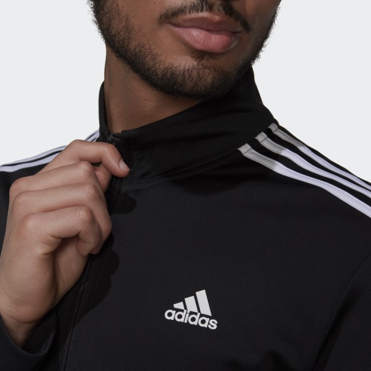 Essentials Warm Up T-shirt Com As 3 Riscas Adidas Black