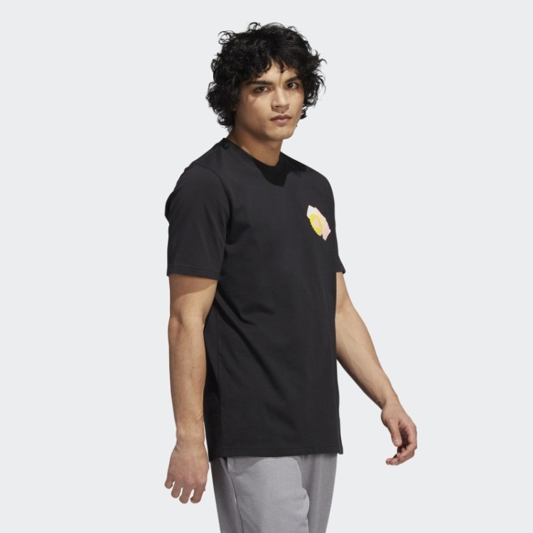 Pack The Essentials Camiseta Estampada Preta Adidas