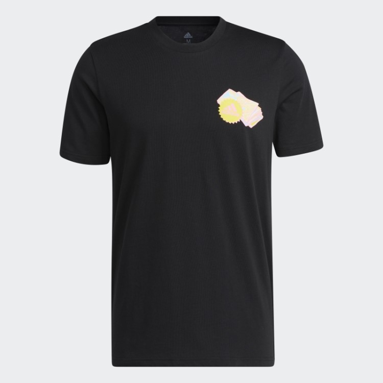 Pack The Essentials Camiseta Estampada Preta Adidas