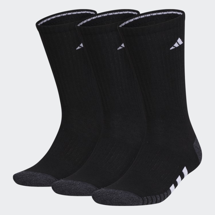 Meias Acolchoadas Adidas 3 Pares Onix