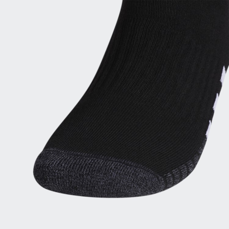 Meias Acolchoadas Adidas 3 Pares Onix