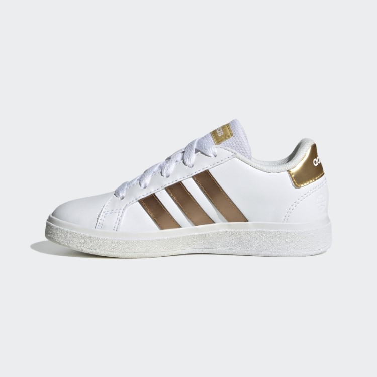 Grand Court Sapato De Renda Sustentável Adidas Branco