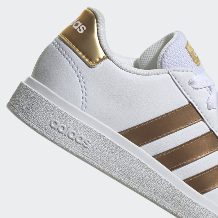 Grand Court Sapato De Renda Sustentável Adidas Branco