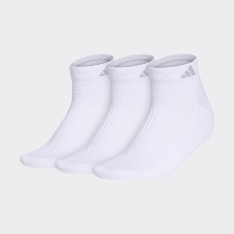 Meias De Cano Baixo Acolchoadas Adidas 3 Pares Onix Fashion