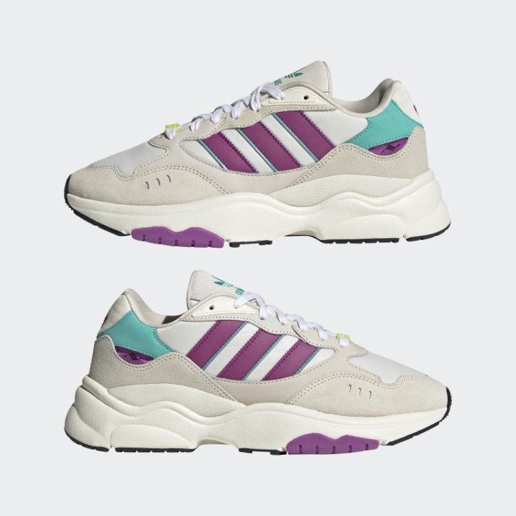 Sapatos Fúcsia Da Moda Adidas Retropy F90