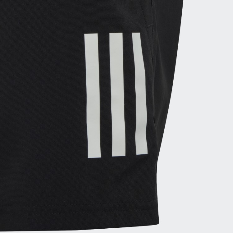 Bermuda De Tênis Preta Adidas Club Com As Três Listras