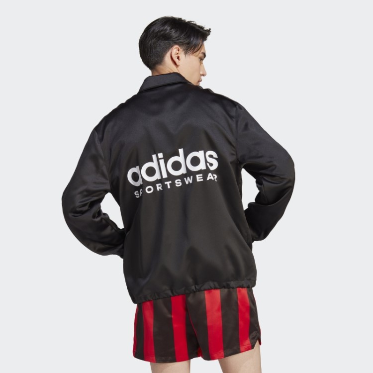 Jaqueta Coach Preta Adidas De Cetim