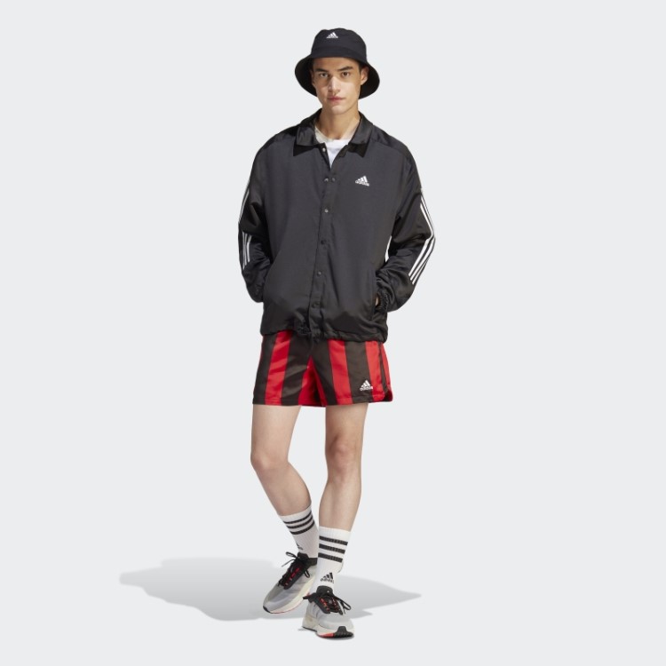 Jaqueta Coach Preta Adidas De Cetim