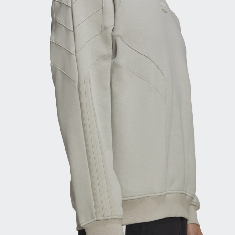 Moletom Cinza Metálico Adidas Rekive Crew