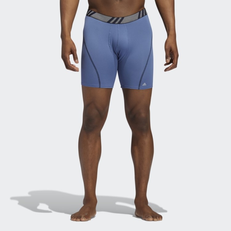 Cuecas Boxer De Malha De Desempenho Marinho 3 Pares Adidas