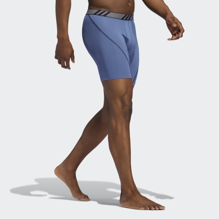 Cuecas Boxer De Malha De Desempenho Marinho 3 Pares Adidas