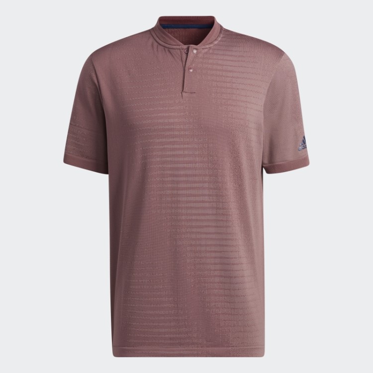 Camisa Polo Borgonha Sem Costura Adidas