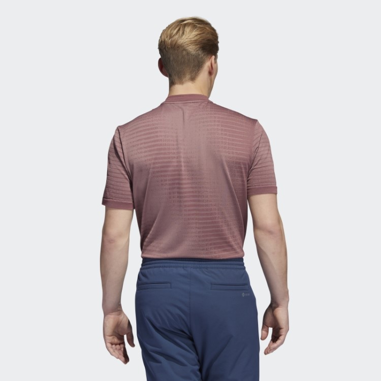 Declaração Camisa Polo Sem Costura Bordô Adidas