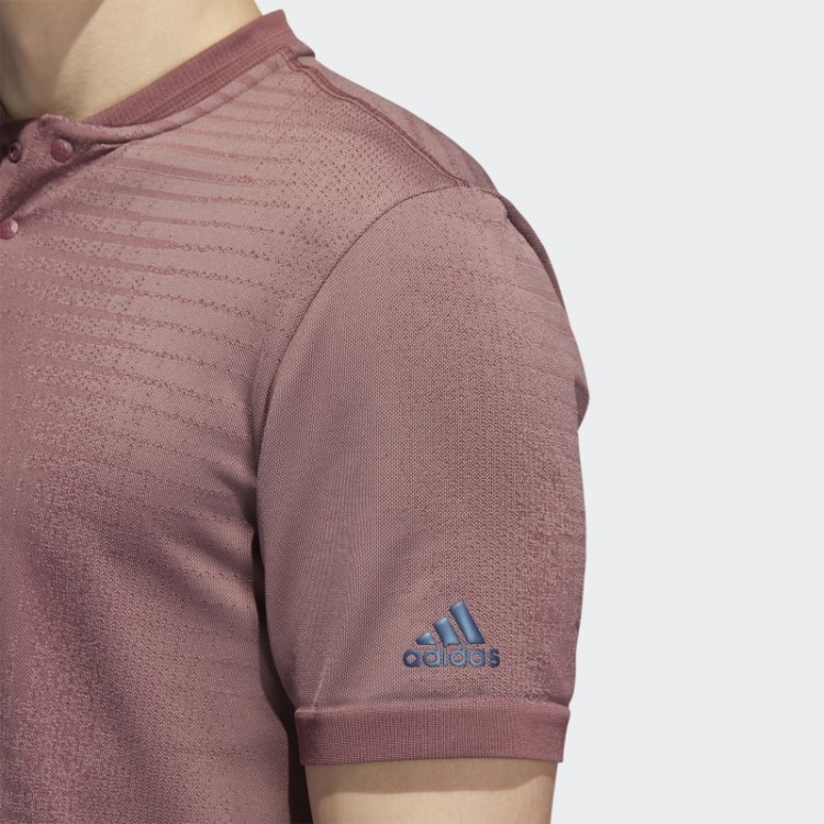 Declaração Camisa Polo Sem Costura Bordô Adidas