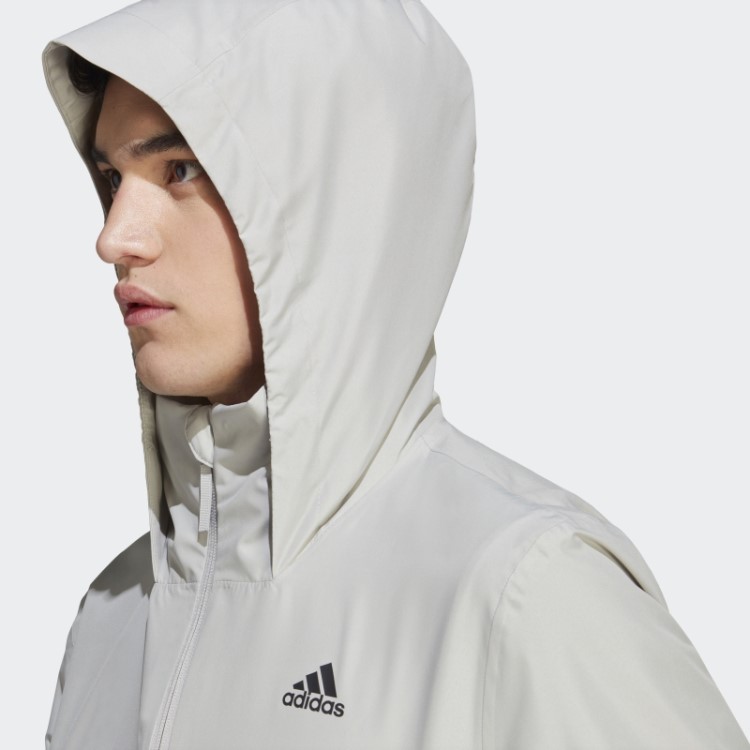 Jaqueta Bsc 3 Listras Rain.rdy Adidas Metal Cinza
