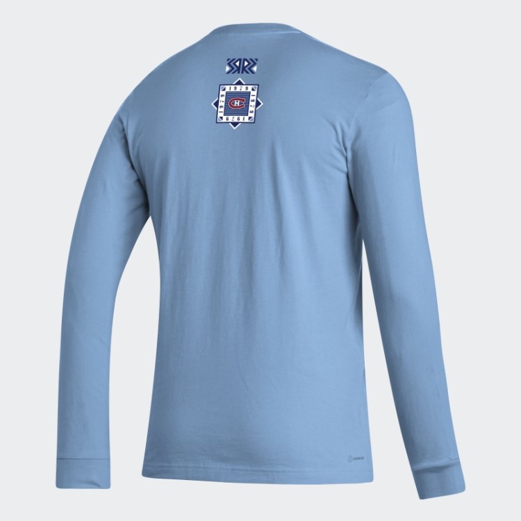 Canadiens Playmaker Camiseta Manga Longa Azul Claro Adidas
