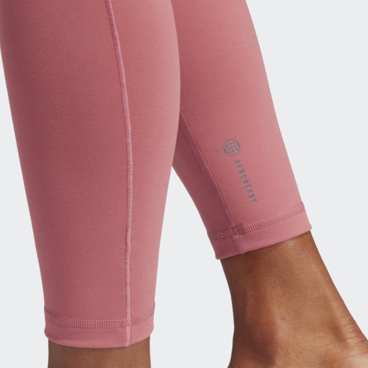 Legging Rosa Adidas Yoga Studio 7/8 Moda