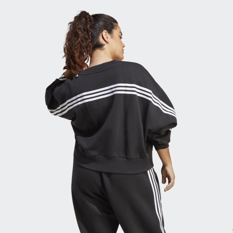 Future Icons Moletom Com As Três Listras (tamanho Grande) Preto Adidas