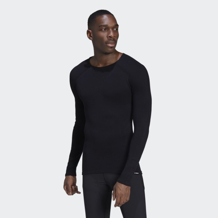 Adidas Terrex Drynamo Eco Merino Camiseta Manga Longa Preta