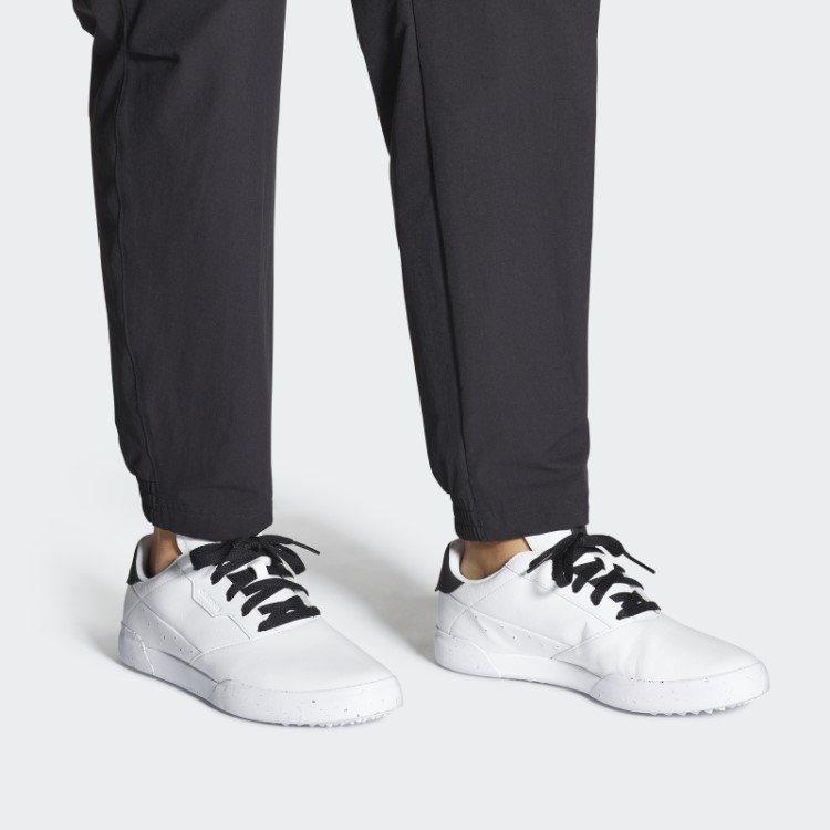 Tênis De Golfe Verde Retrô Branco Adicross Adidas