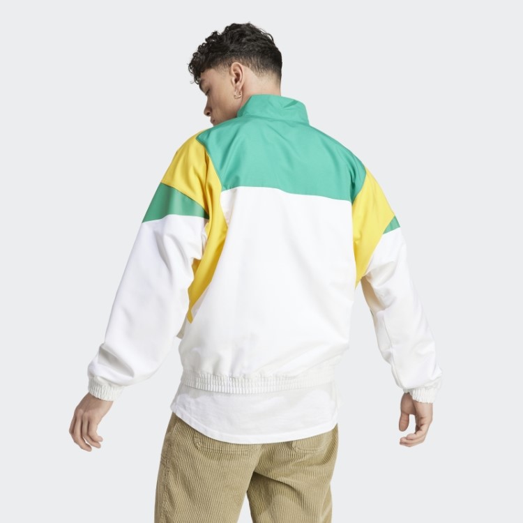 Jaqueta Branca Adidas Colorblock