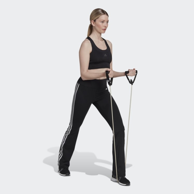 Leggings Flare Preto Adidas Training Essentials