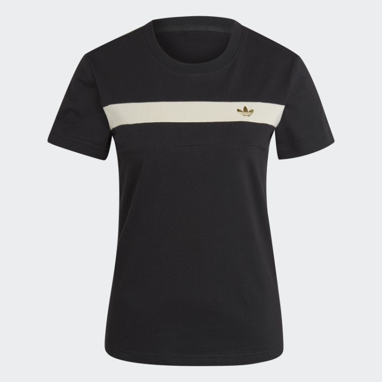 Camiseta Preta Adidas Ski Chic Fashion