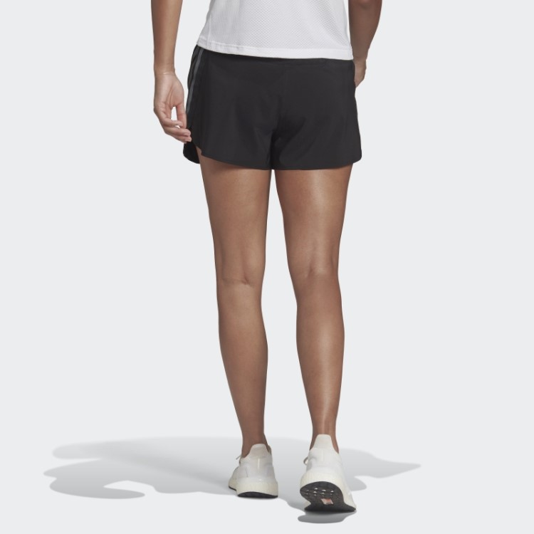 Bermuda De Corrida Run Icons 3 Listras Preto Adidas