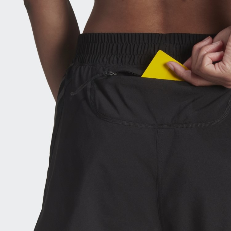 Bermuda De Corrida Run Icons 3 Listras Preto Adidas