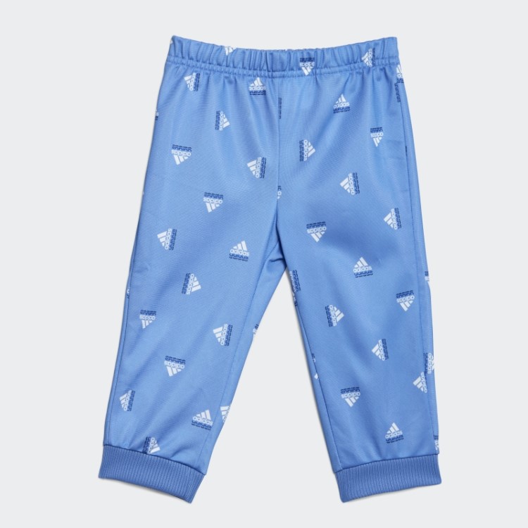 Agasalho Azul Met Brandlove Poliéster Brilhante Adidas