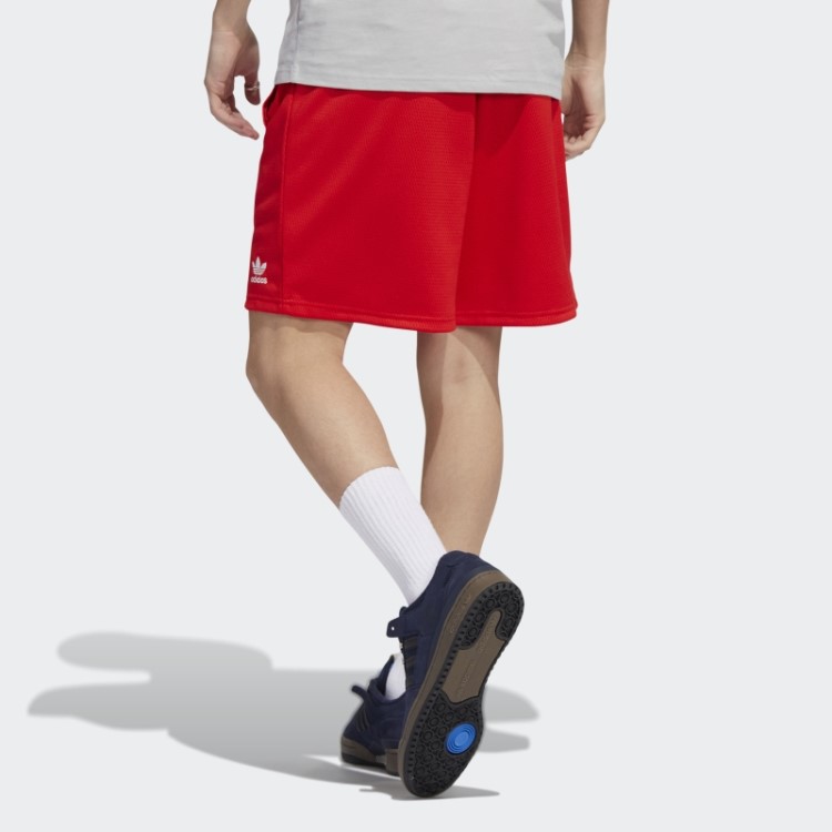 Bermuda Vermelha Adidas Essentials Mesh