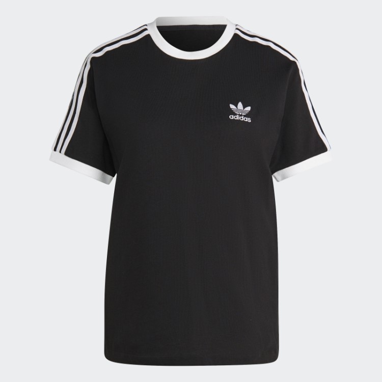 Adicolor Classics 3 Listras Camiseta Preta Adidas