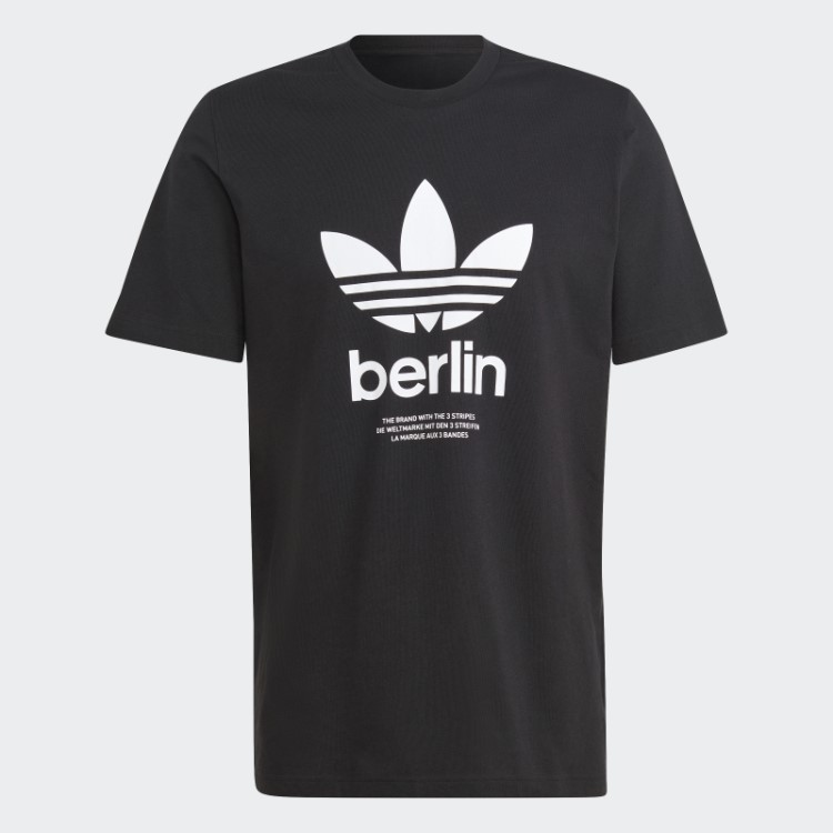 Camiseta Preta Icone Berlin City Originals Adidas
