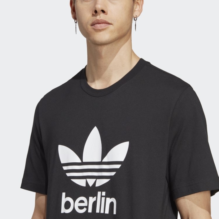 Camiseta Preta Icone Berlin City Originals Adidas