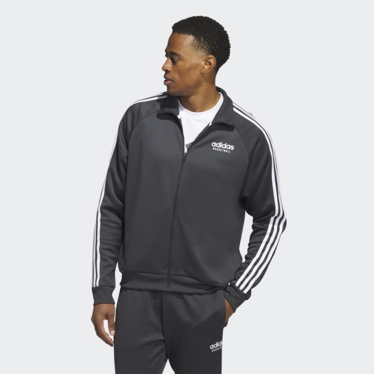 Jaqueta De Basquete Adidas Fashion Carbono