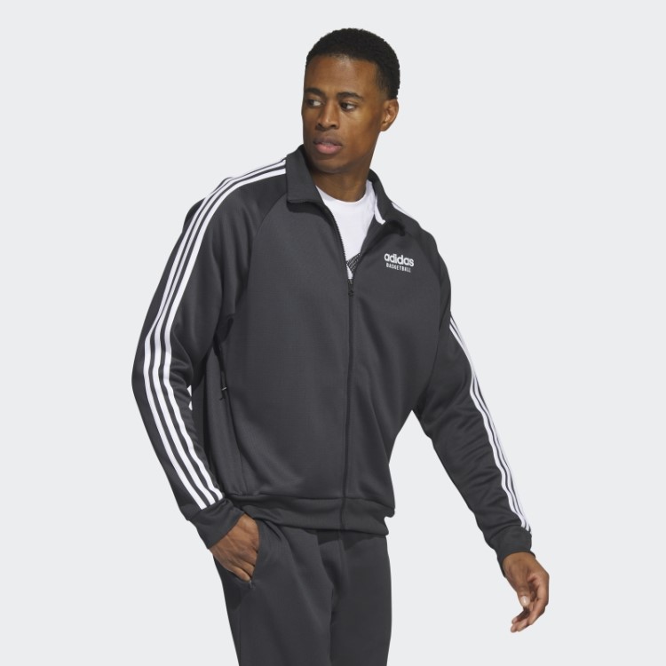 Jaqueta De Basquete Adidas Fashion Carbono