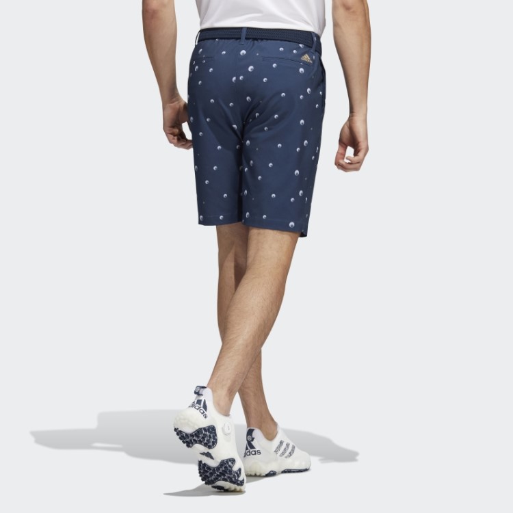 Adidas Ultimate365 Bermuda Azul Marinho Com Estampa Allover De 9 Polegadas