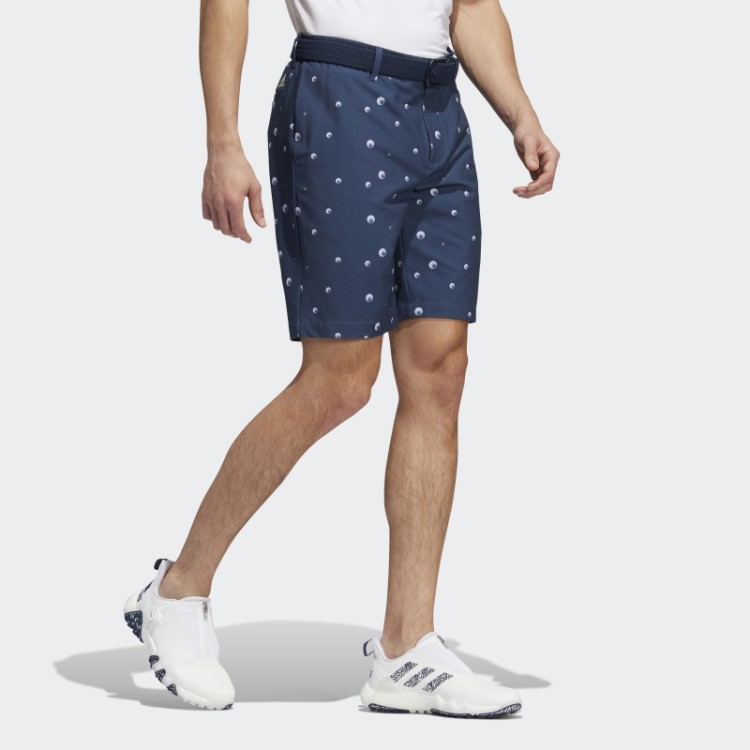 Adidas Ultimate365 Bermuda Azul Marinho Com Estampa Allover De 9 Polegadas