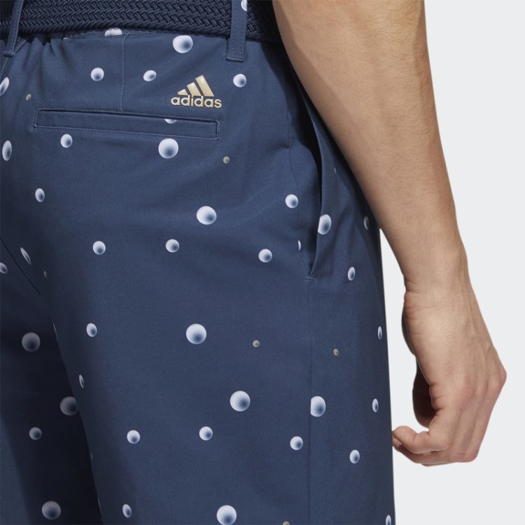Adidas Ultimate365 Bermuda Azul Marinho Com Estampa Allover De 9 Polegadas