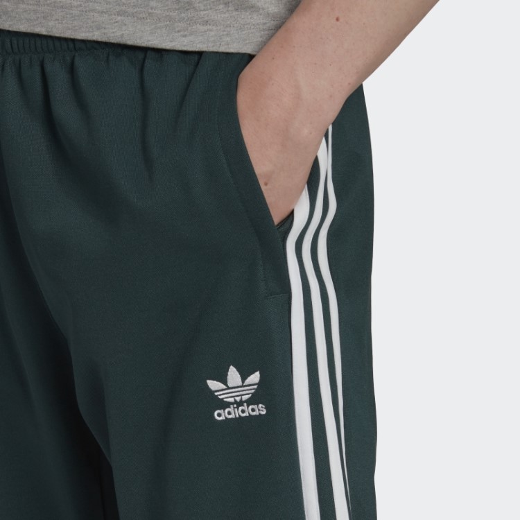 Calça Adidas Verde Mineral Adicolor Classics Cut Line