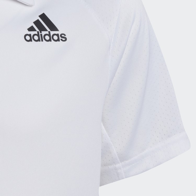 Camisa Pólo De Tênis Do Clube Branco Adidas