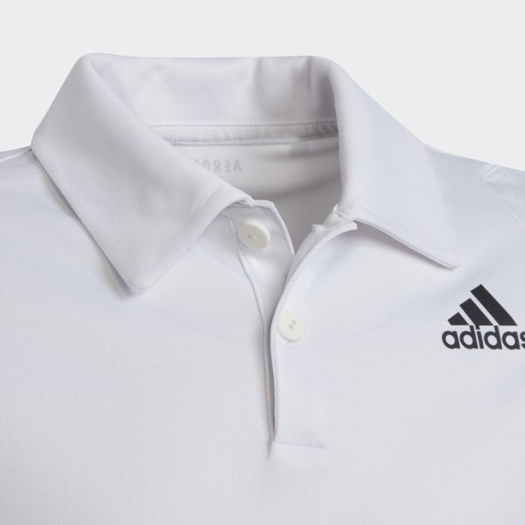 Camisa Pólo De Tênis Do Clube Branco Adidas