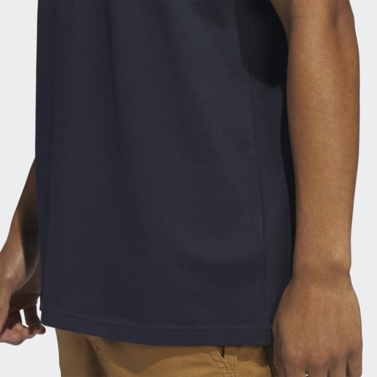 Camiseta Estampada De Manga Curta Com Estêncil Bicolor Adidas