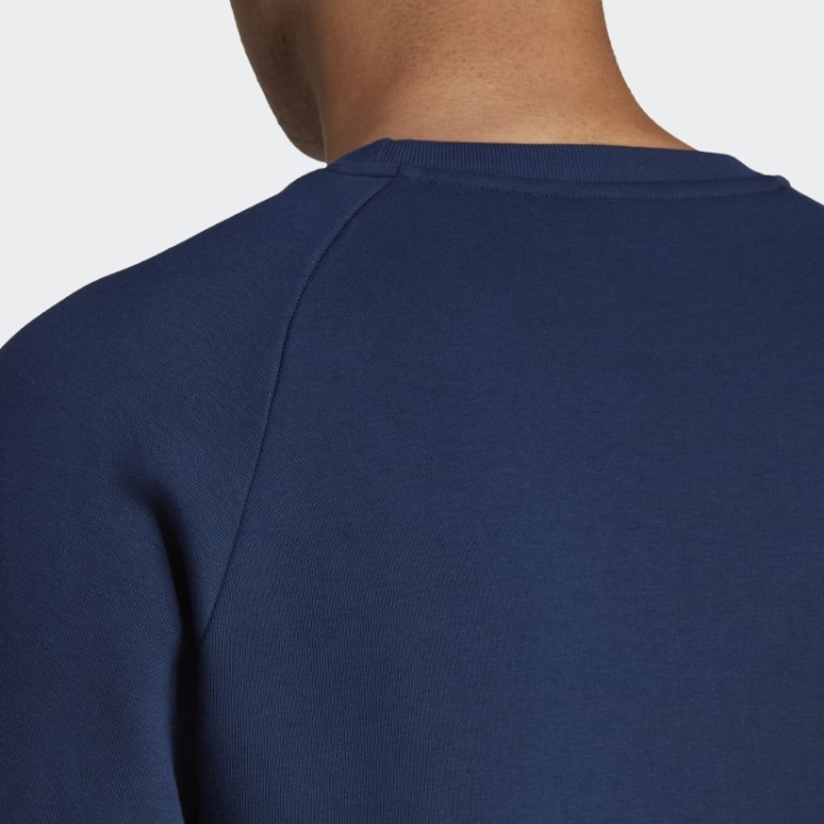 Trefoil Essentials Moletom Com Gola Redonda Noite índigo Adidas