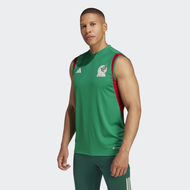 Camisa De Treino Sem Mangas México Tiro 23 Verde Adidas