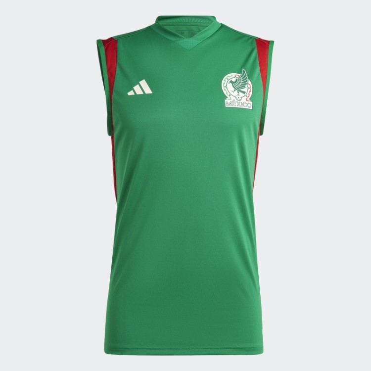 Camisa De Treino Sem Mangas México Tiro 23 Verde Adidas