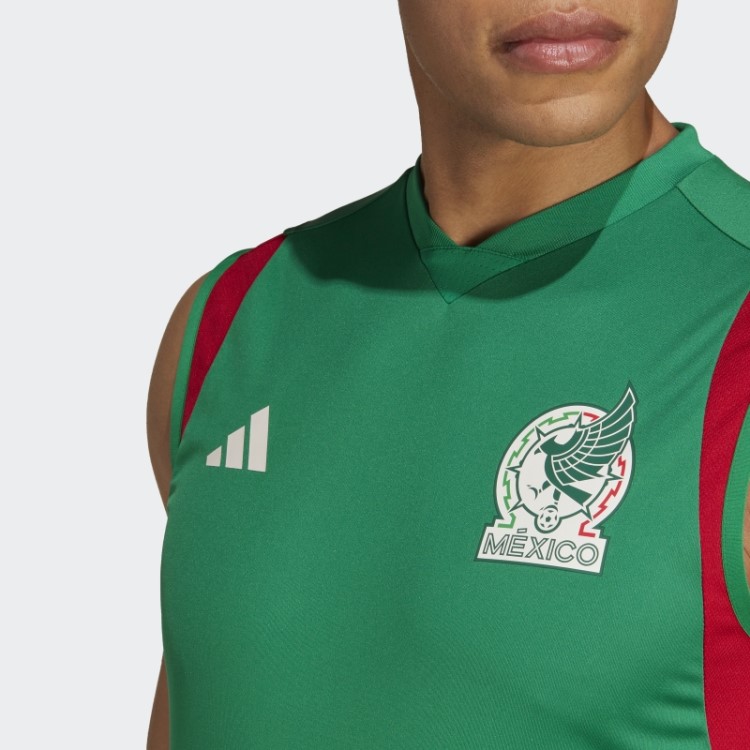 Camisa De Treino Sem Mangas México Tiro 23 Verde Adidas