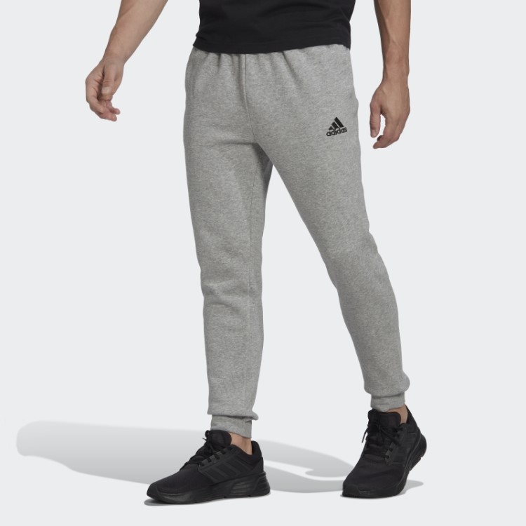 Calça Cônica Regular Adidas Essentials Cinza Médio