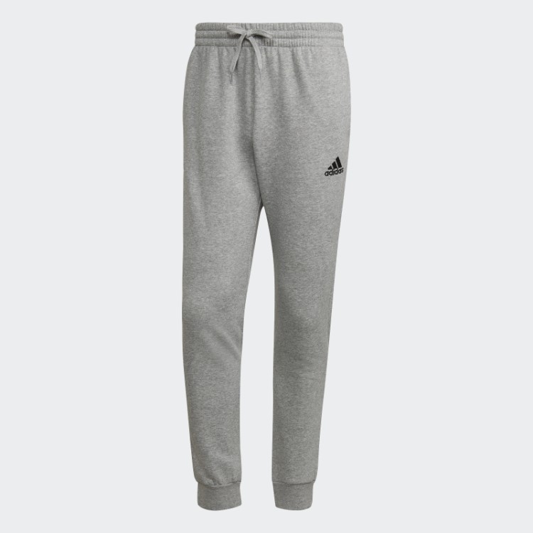 Calça Cônica Regular Adidas Essentials Cinza Médio